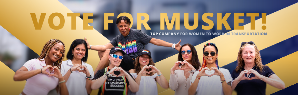 Vote for Musket Transport as a Top Company for Women to Work in Transportation.